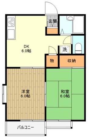 サンハイツの物件間取画像